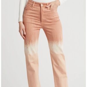AG High Waist Slim Fit Ombre Jeans